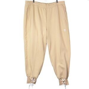 NWT Adidas Originals Magic Beige cuffed pant Sweatpants 3x Tie up cuffs